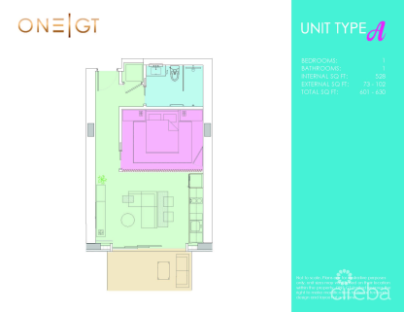 One|Gt Residences - Unit 620