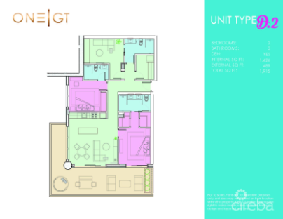 One|Gt Residences - Unit 625