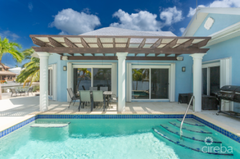 Canal Front Home On Open Water Basin