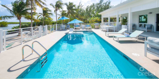 Carib Sun - Exquisite Waterfront Estate W /Guesthouse In Cayman Kai