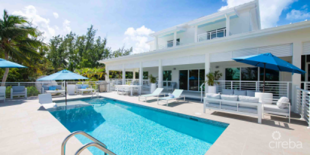 Carib Sun - Exquisite Waterfront Estate W /Guesthouse In Cayman Kai